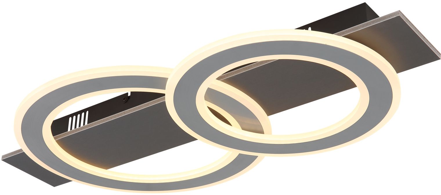 Globo Lighting Jayden Deckenlampe 1x40 W weiß-grau 48034-40