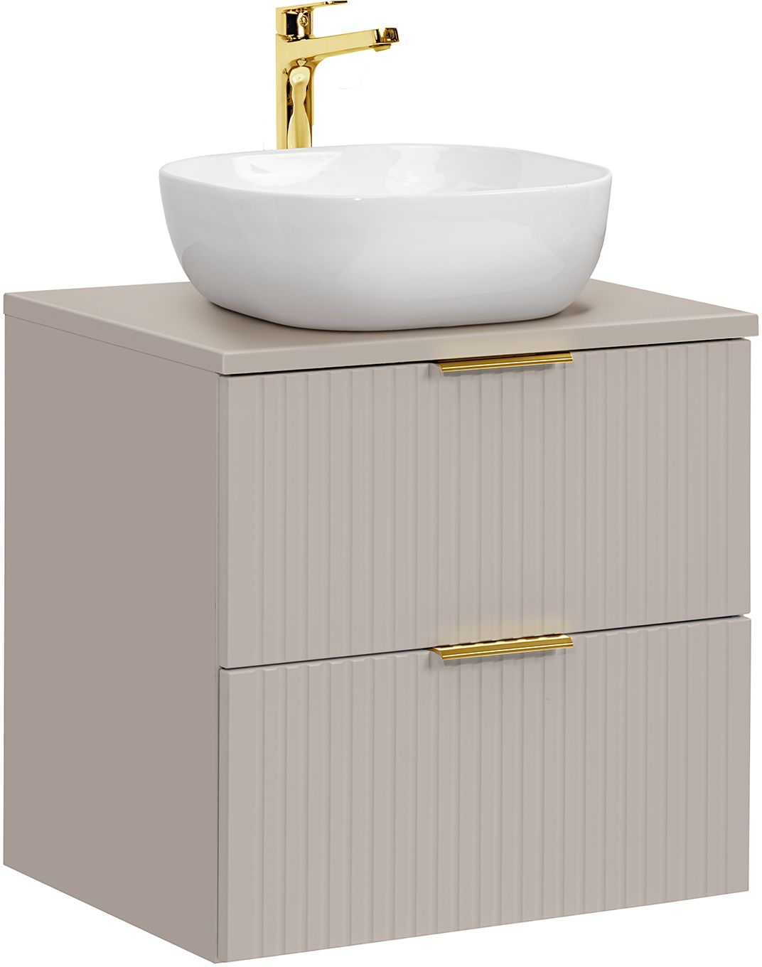 Set Kabinett Comad Adel Cashmere ADEL CASHMERE 82-60-2S, Waschbecken Comad Smile UM-6252SMILE40DP, ADEL CASHMERE 89-60