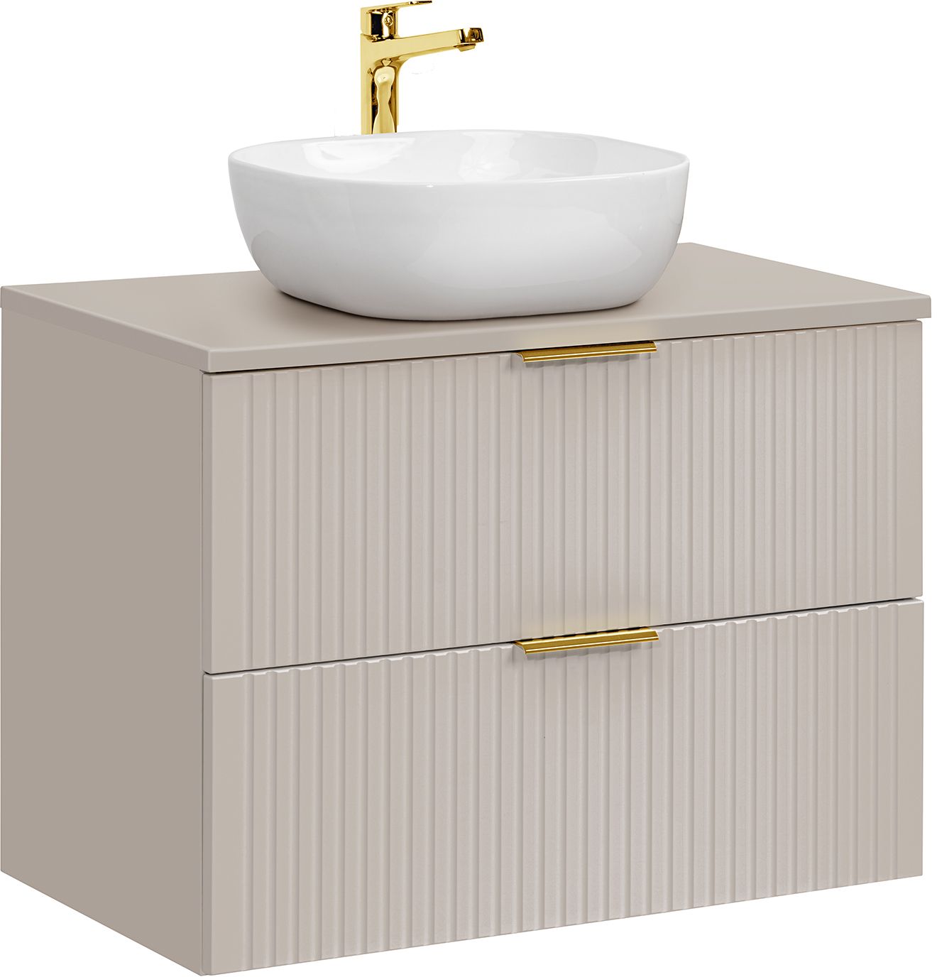 Set Kabinett Comad Adel Cashmere ADEL CASHMERE 82-80-2S, Waschbecken Comad Smile UM-6252SMILE40DP, ADEL CASHMERE 89-80