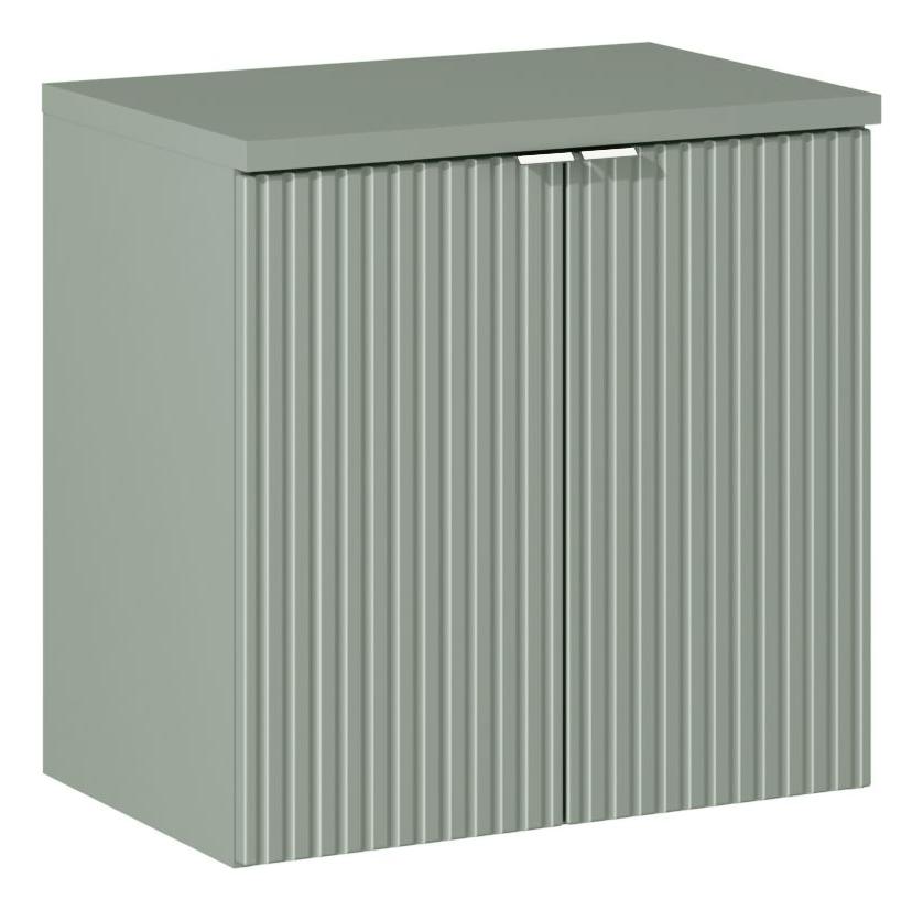 Set Kabinett Comad Line Reed Green LINE REED GREEN D 82-60-2D, Arbeitsplatte Comad Line Reed Green LINE REED GREEN B 89-60