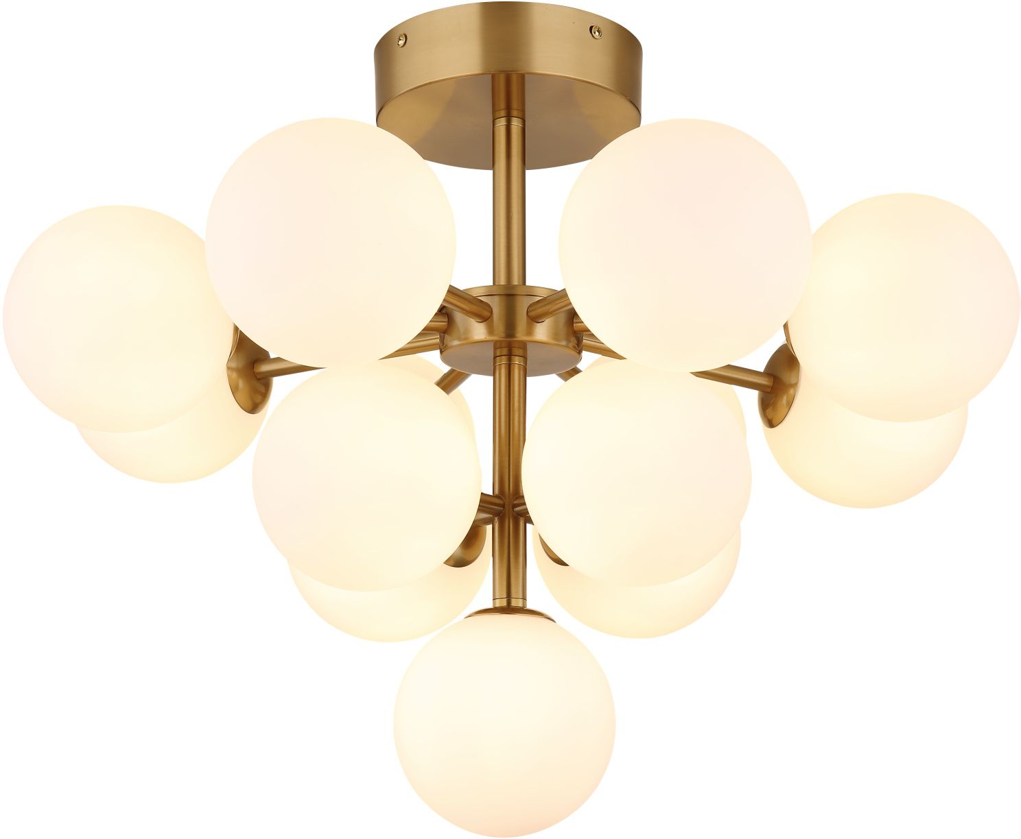 Globo Lighting Grappy Deckenlampe x5 W weiß-gold 56143-13GD