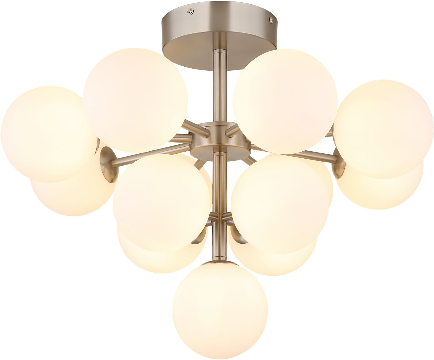 Globo Lighting Grappy Deckenlampe x5 W weiß-nickel 56143-13ND