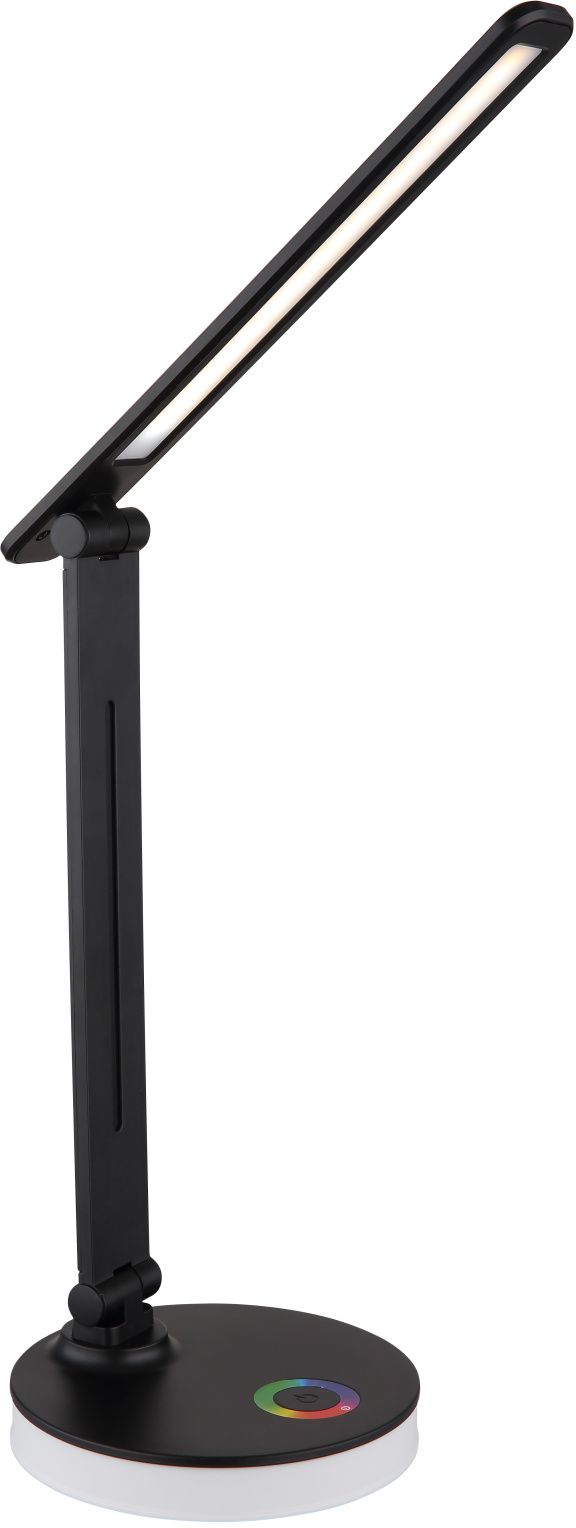 Globo Lighting Geraldo Tischlampe 2x5 W schwarz 58445B