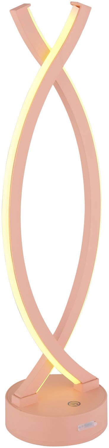 Globo Lighting Hela Tischlampe 1x1 W weiß-koralle 58457P