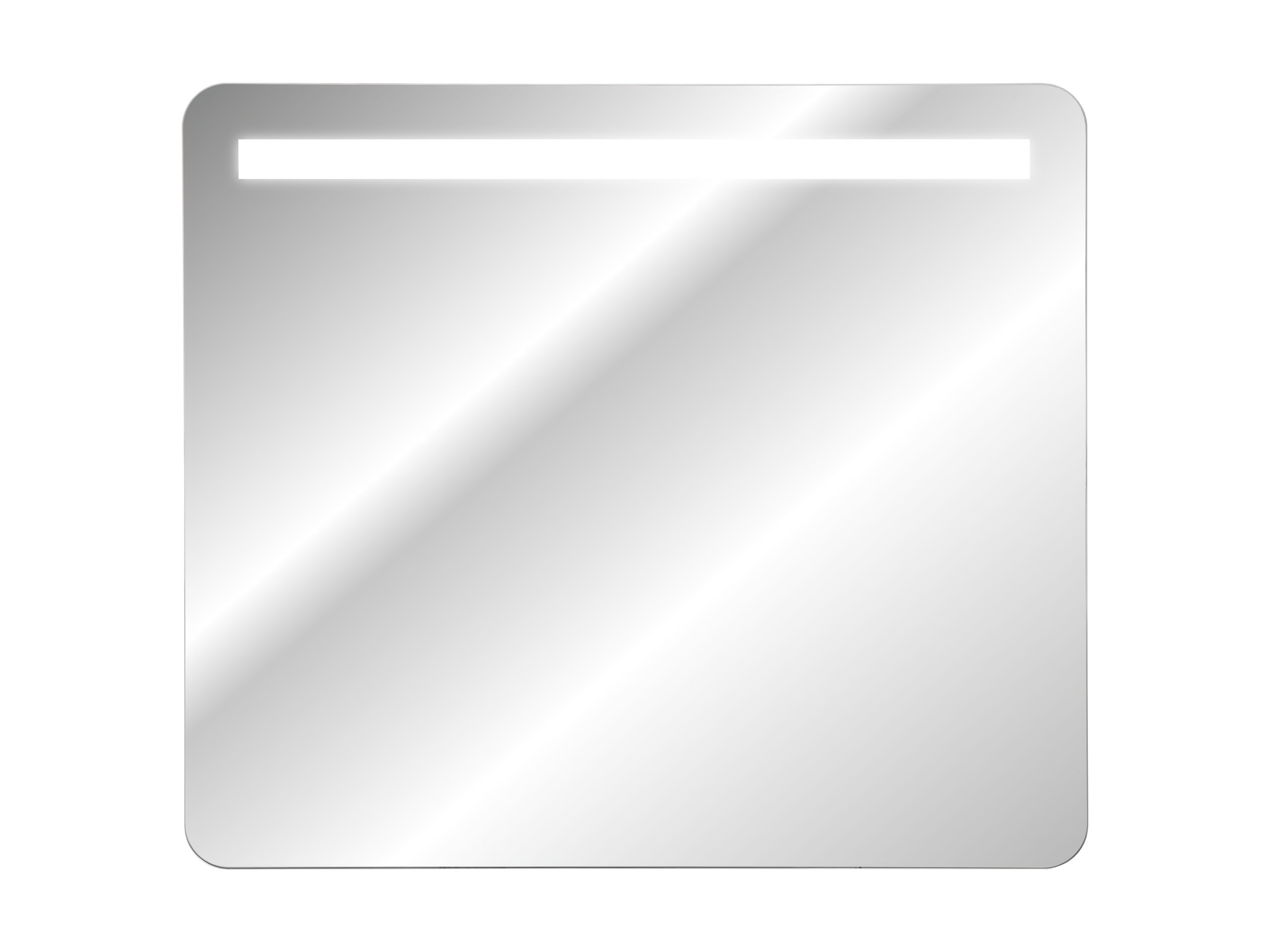 Comad Bianca Spiegel 80x70 cm rechteckig mit Beleuchtung LUSTRO BIANCA 80
