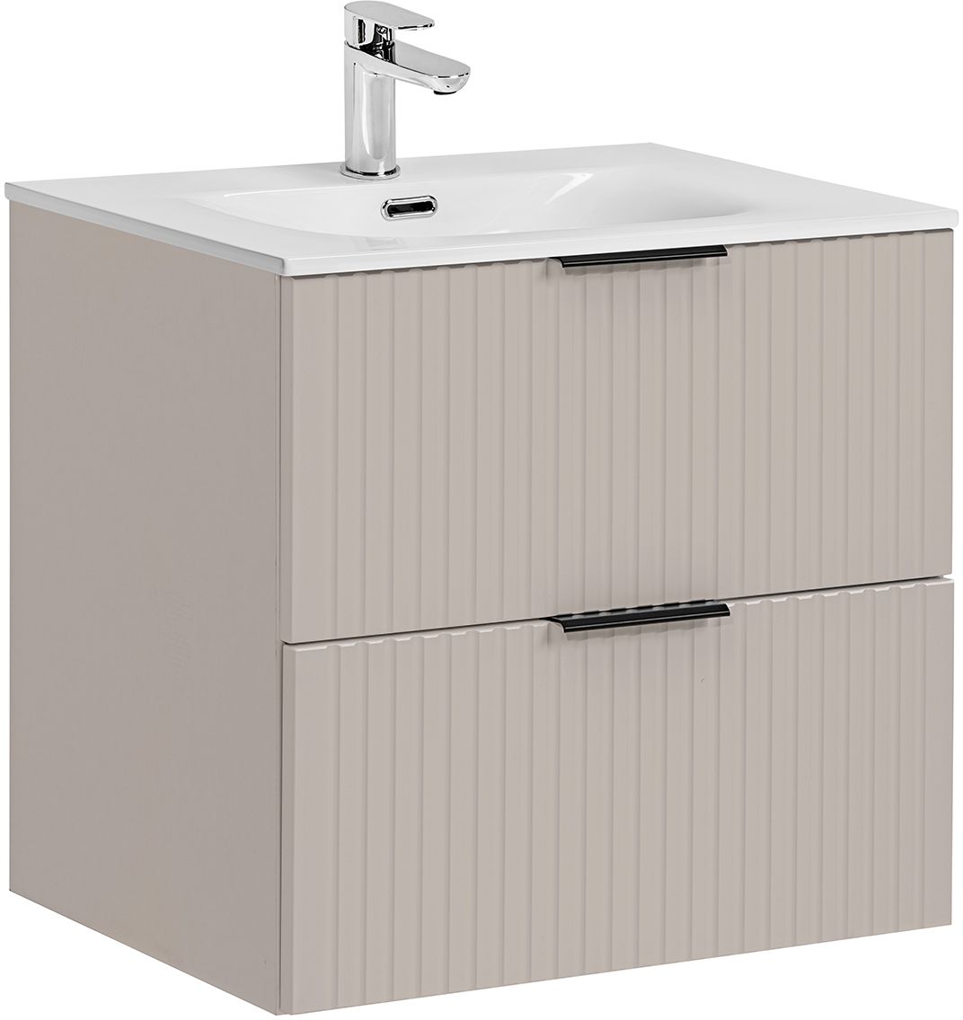 Set Kabinett Comad Adel Cashmere ADEL CASHMERE 82-60-2S, Waschbecken Comad Sky SKY 60/DP-8099