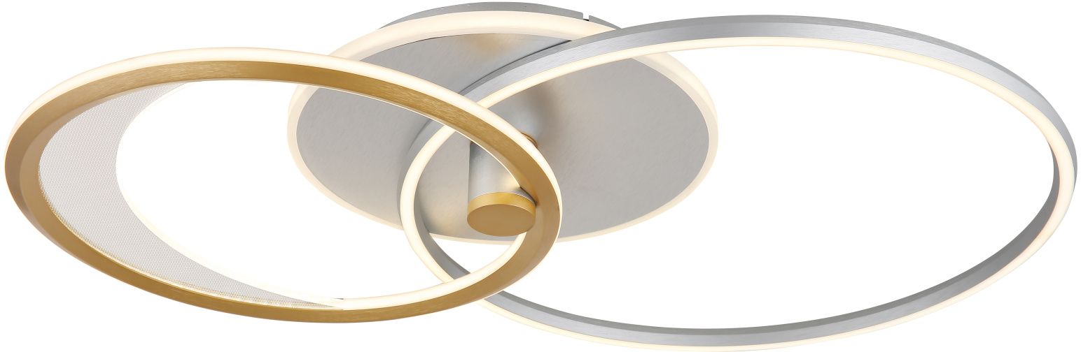 Globo Lighting Umbra Deckenlampe 1x40 W weiß-gold-silber 67333-40