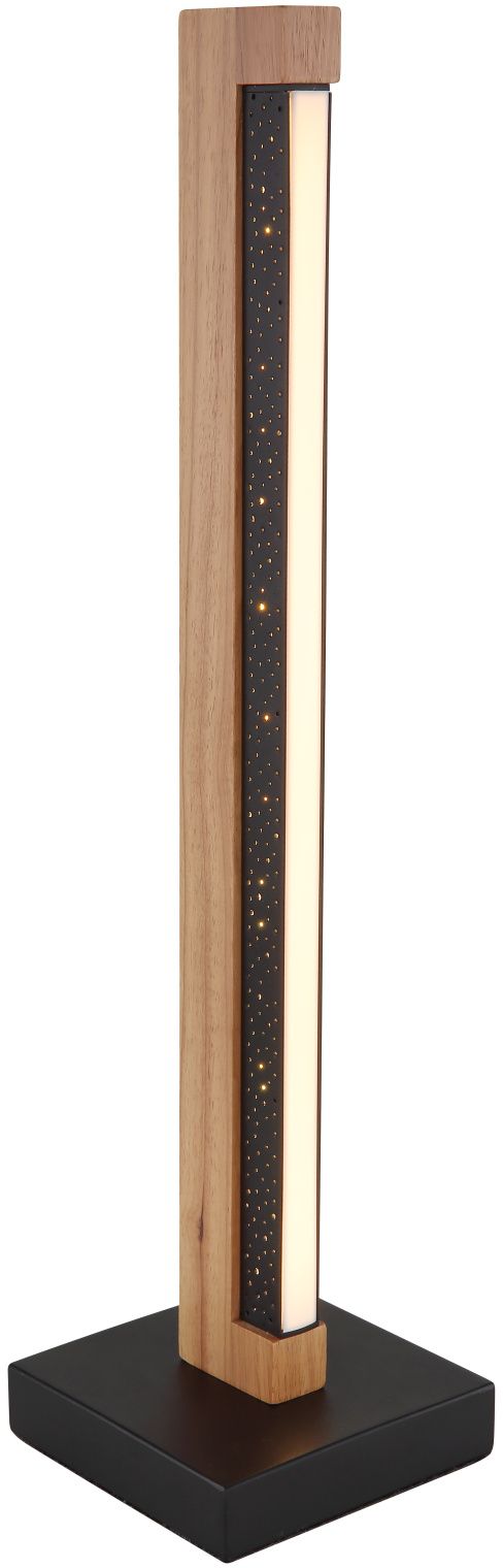 Globo Lighting Starla Tischlampe 1x8 W schwarz-holz 67849T