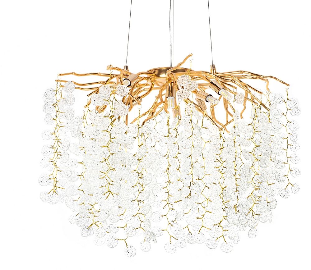 Moosee Riviera Pendelleuchte x20 W gold 5900168832954