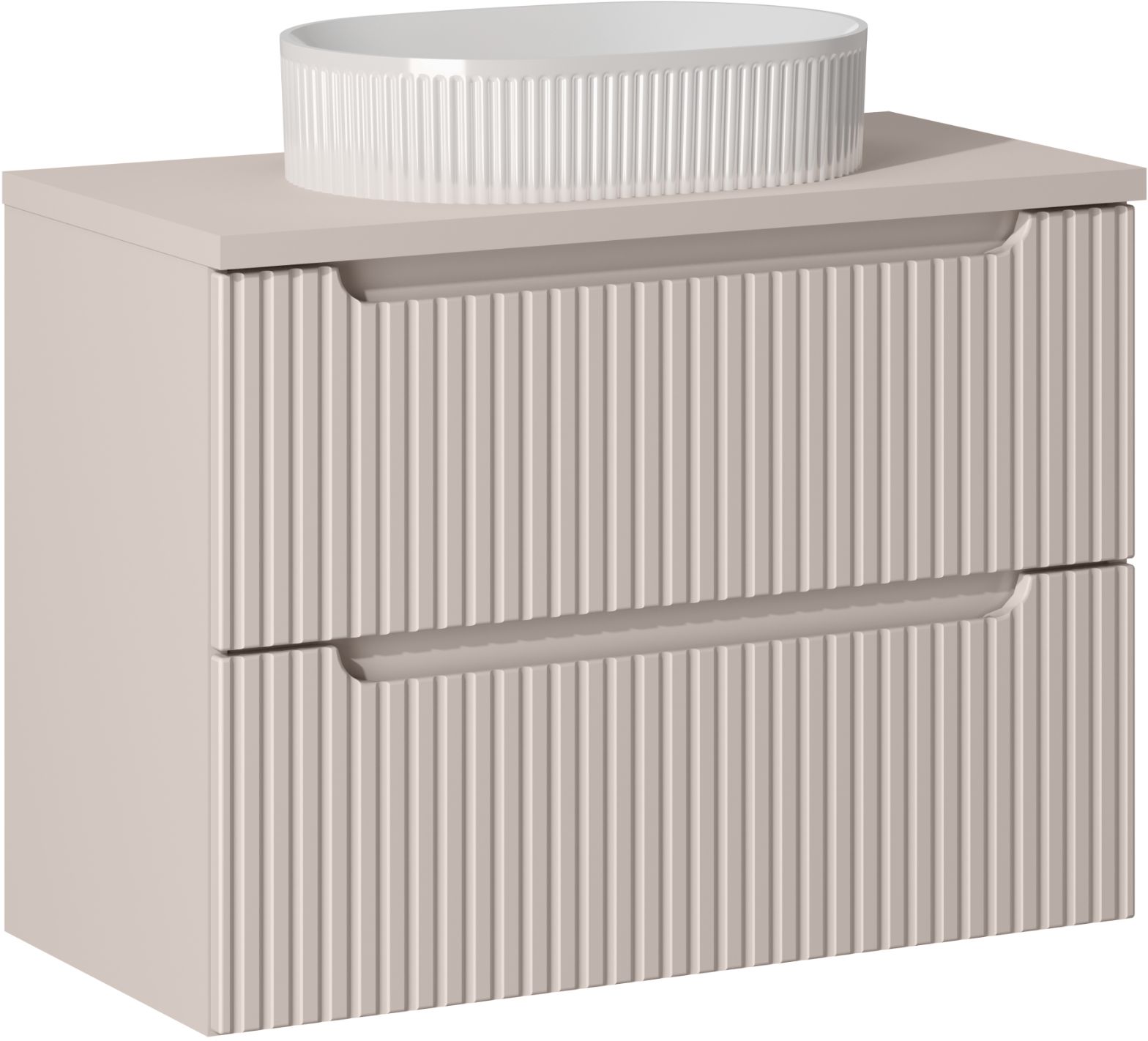 Set Kabinett Comad Nova Cashmere NOVA CASHMERE 82-80-2S, Waschbecken Comad Beyond BEYOND 5 WHITE ( E-6564 ), NOVA CASHMERE 89-80