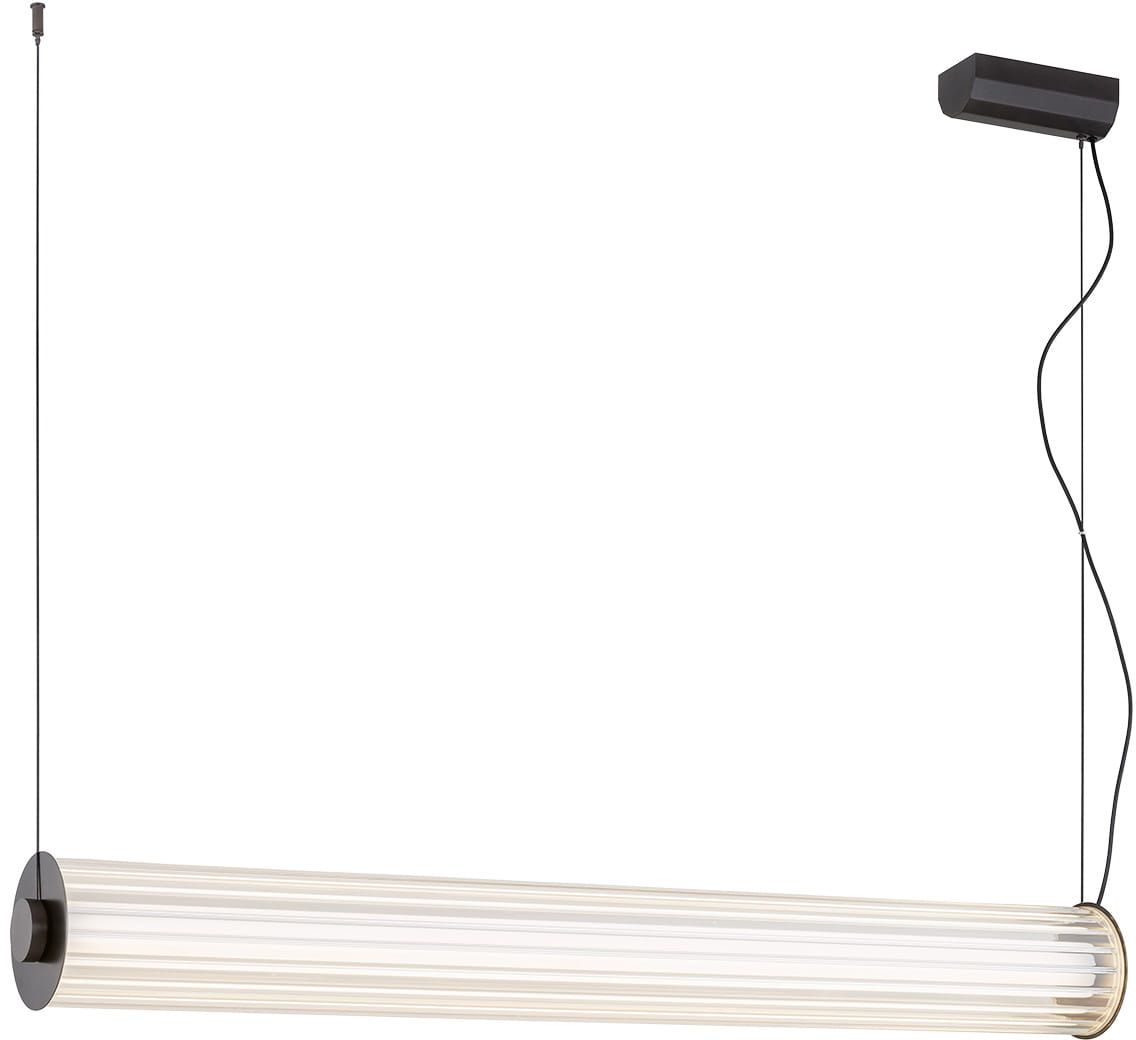 Argon Hampton Pendelleuchte 1x60 W transparent-titan 8628