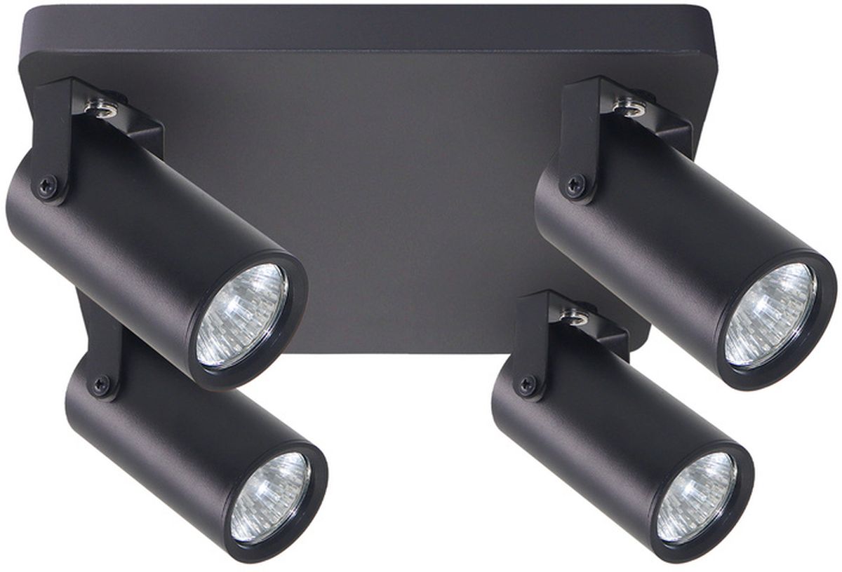 Candellux Gary Deckenlampe 4x15 W schwarz 98-28143