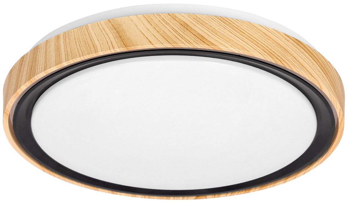 Candellux Aflo Decke 1x24 W weiß-schwarz-holz 14-33932