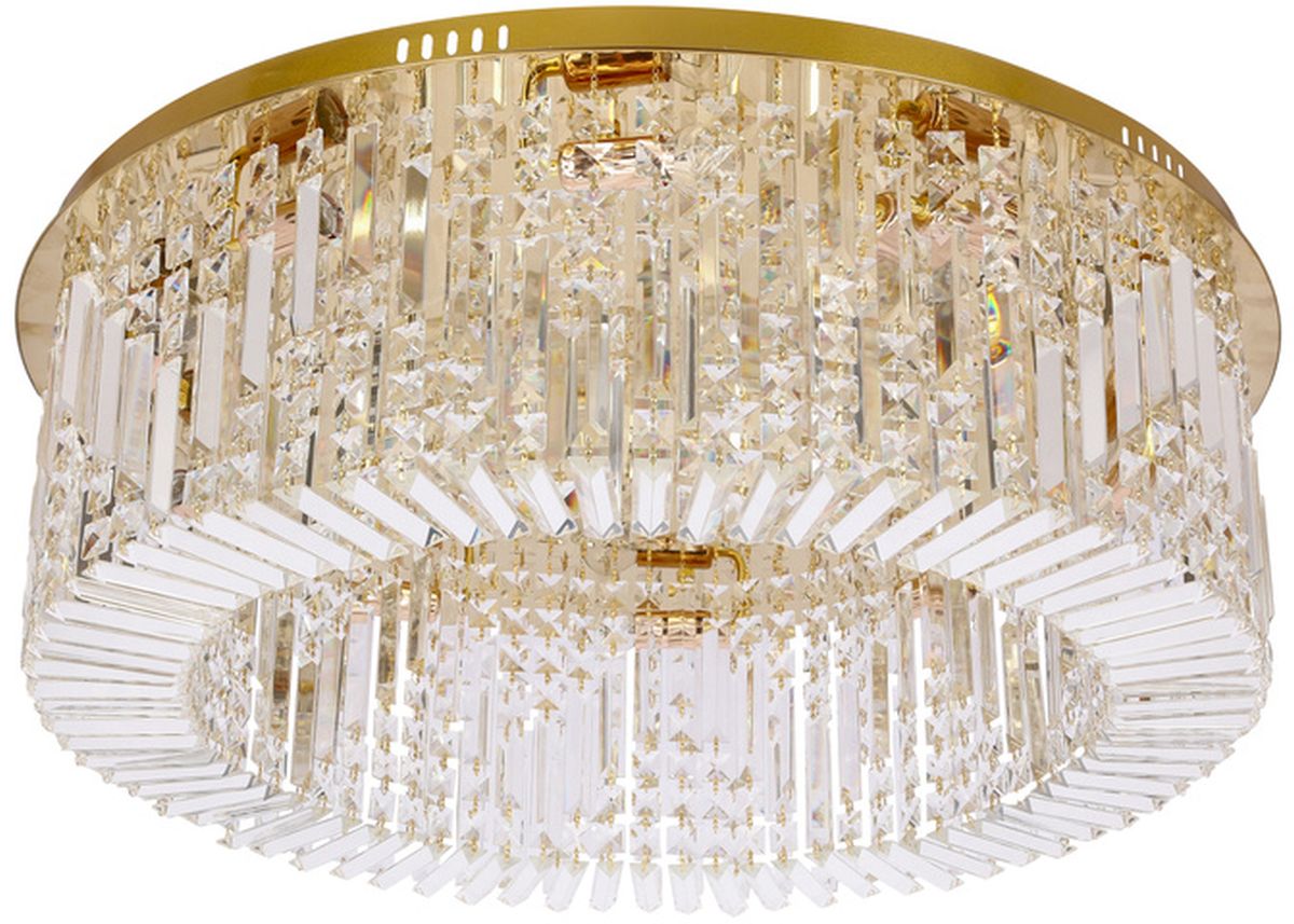 Candellux Maranga Decke x28 W gold-kristall 18-33345
