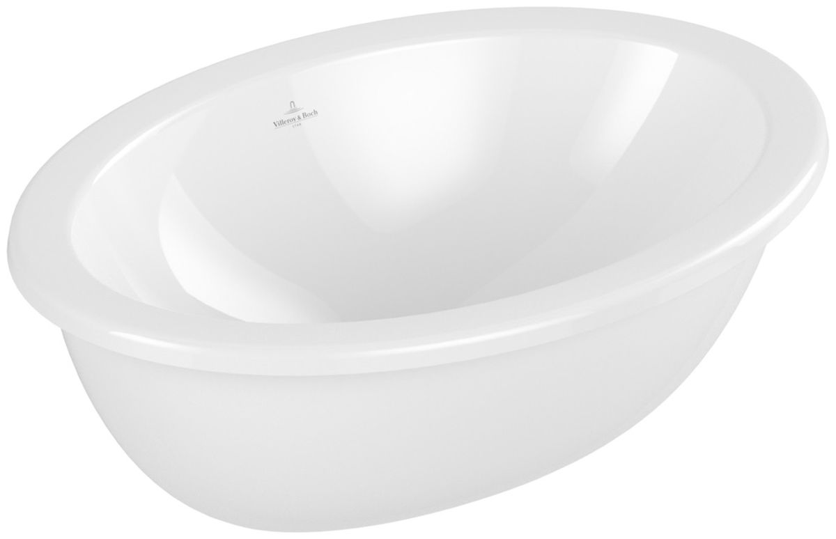 Villeroy & Boch Loop & Friends umywalka 48,5x32,5 cm owalna podblatowa biała 4A5400R1