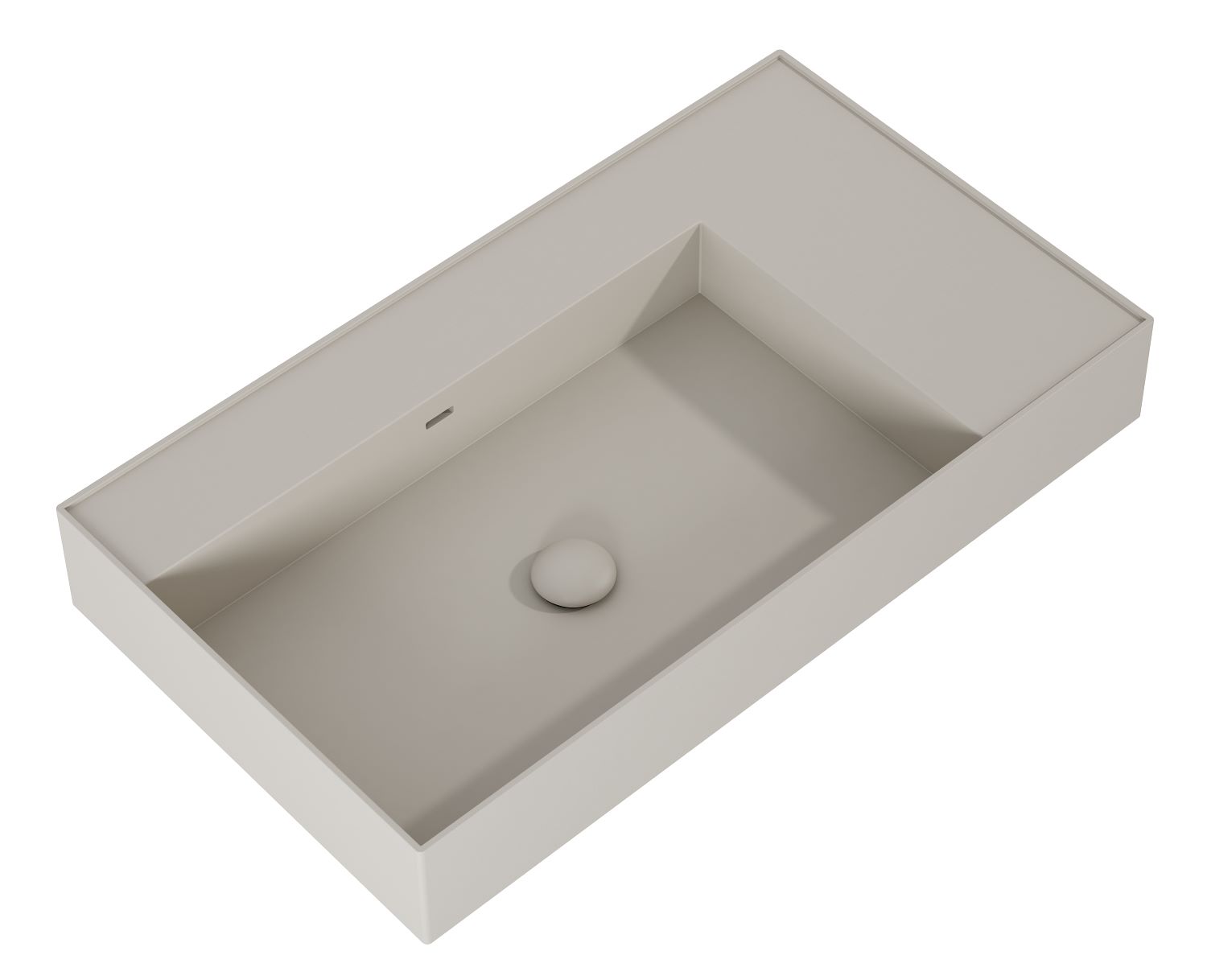 Elita Level Waschbecken 80.5x45.5 cm rechteckig Klassisch braun/beige RE041461177020