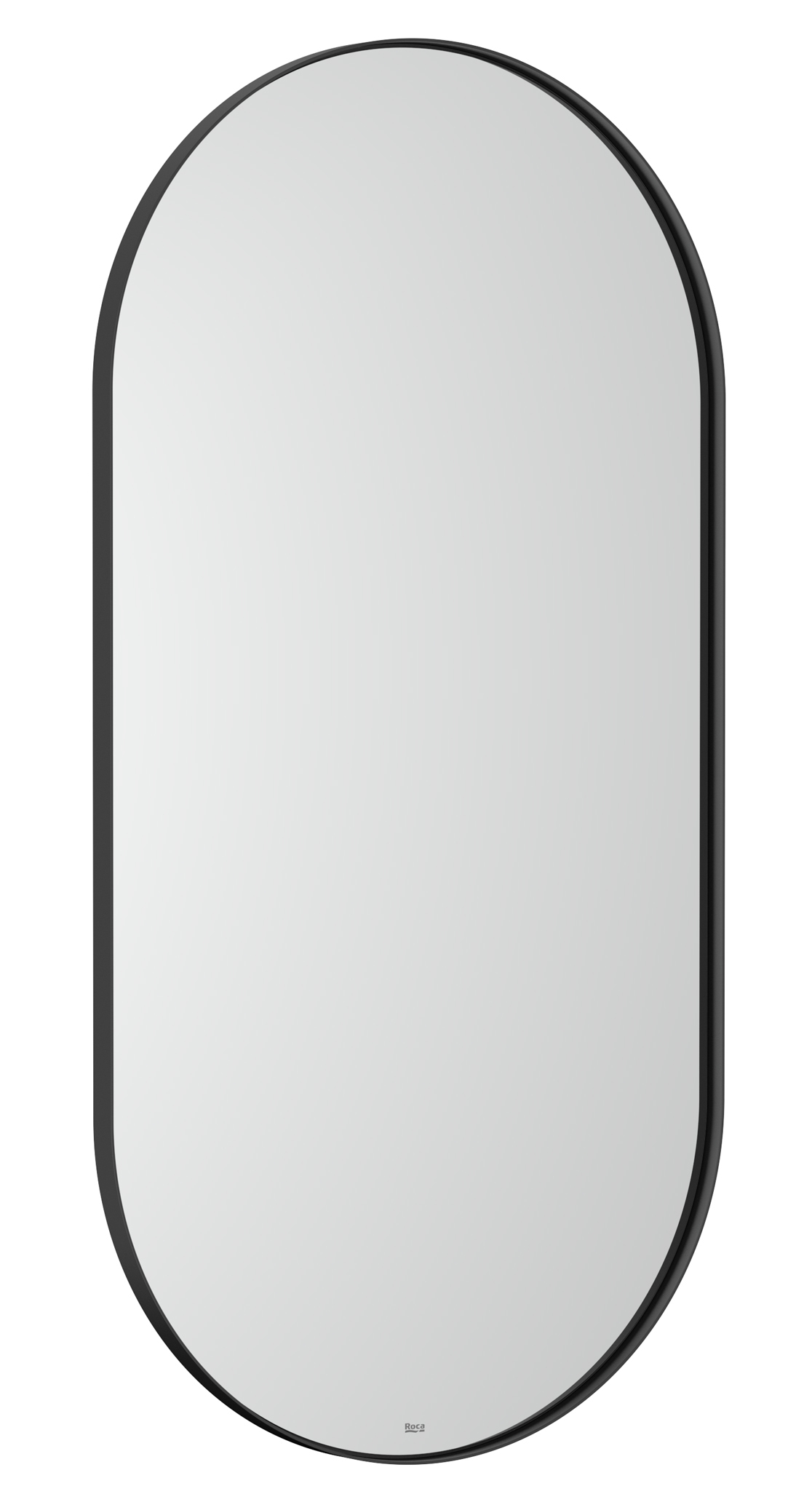 Roca Luna Spiegel 45x90 cm oval schwarz A812420000