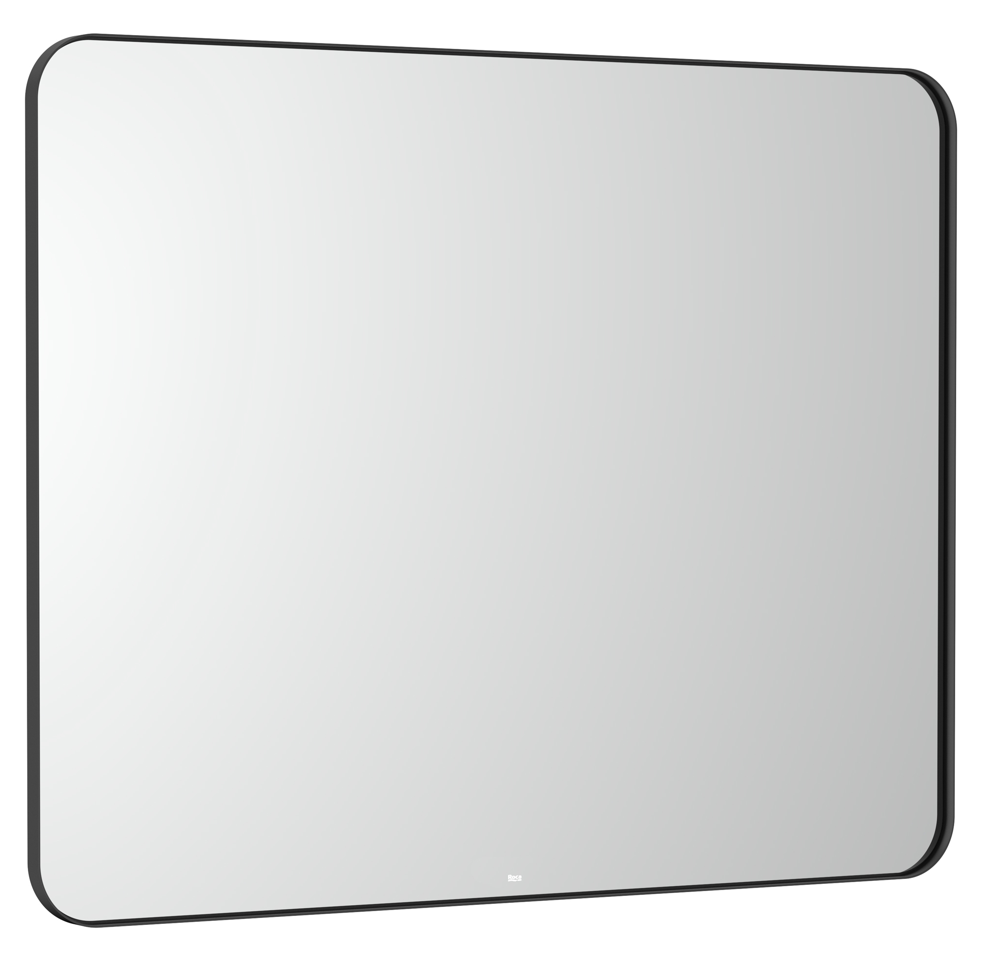 Roca Luna Spiegel 100x80 cm rechteckig mit Beleuchtung schwarz A812423000