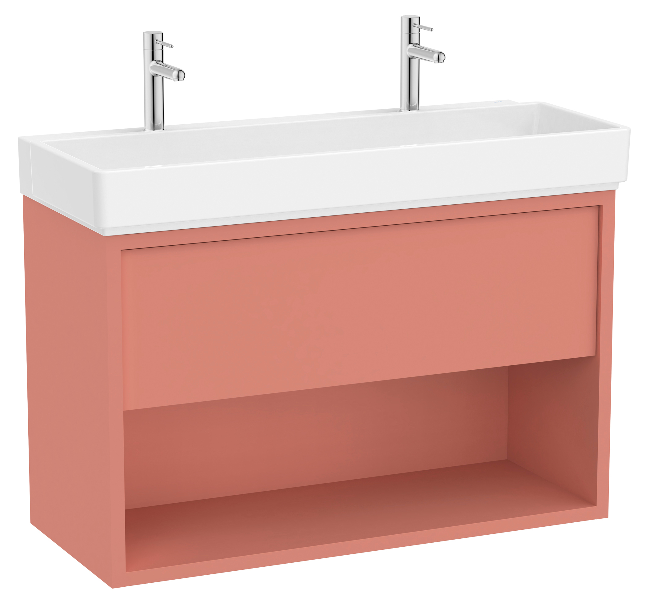 Roca Tura Waschbecken mit Unterschrank 100 cm A852038560