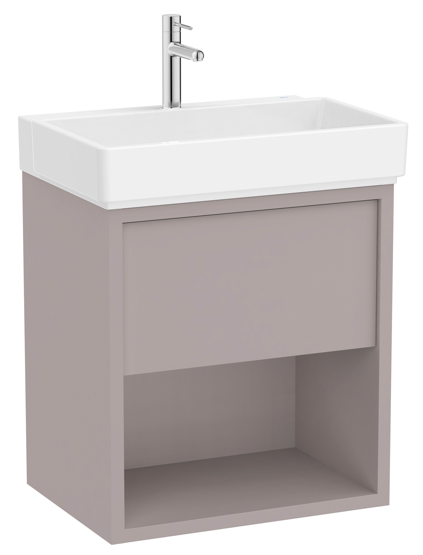 Roca Tura Waschbecken mit Unterschrank 60 cm grau A852025559