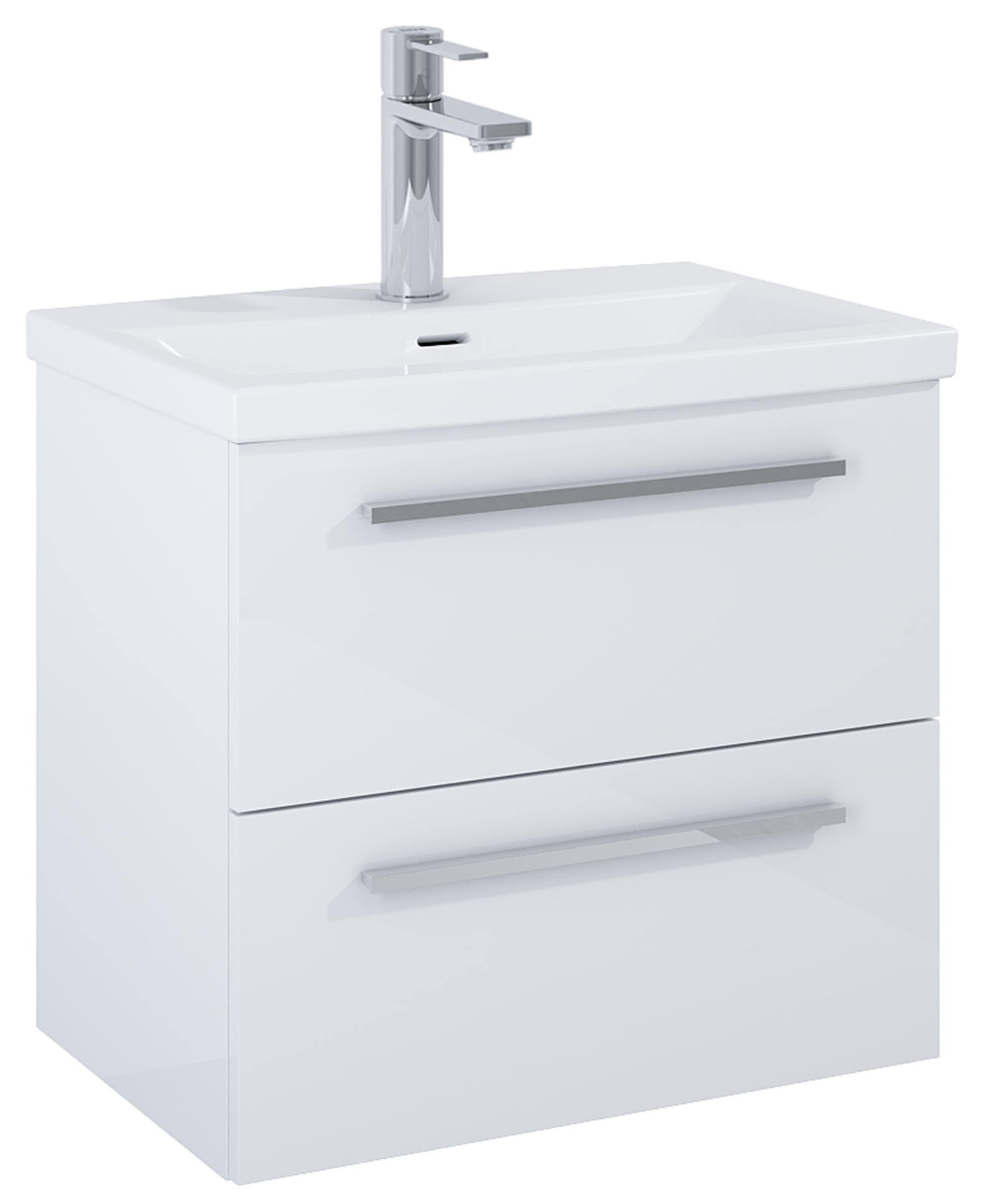 Roca Kwadro Kabinett 60x38.4x53 cm Unterschrank hängend weiß A857969806