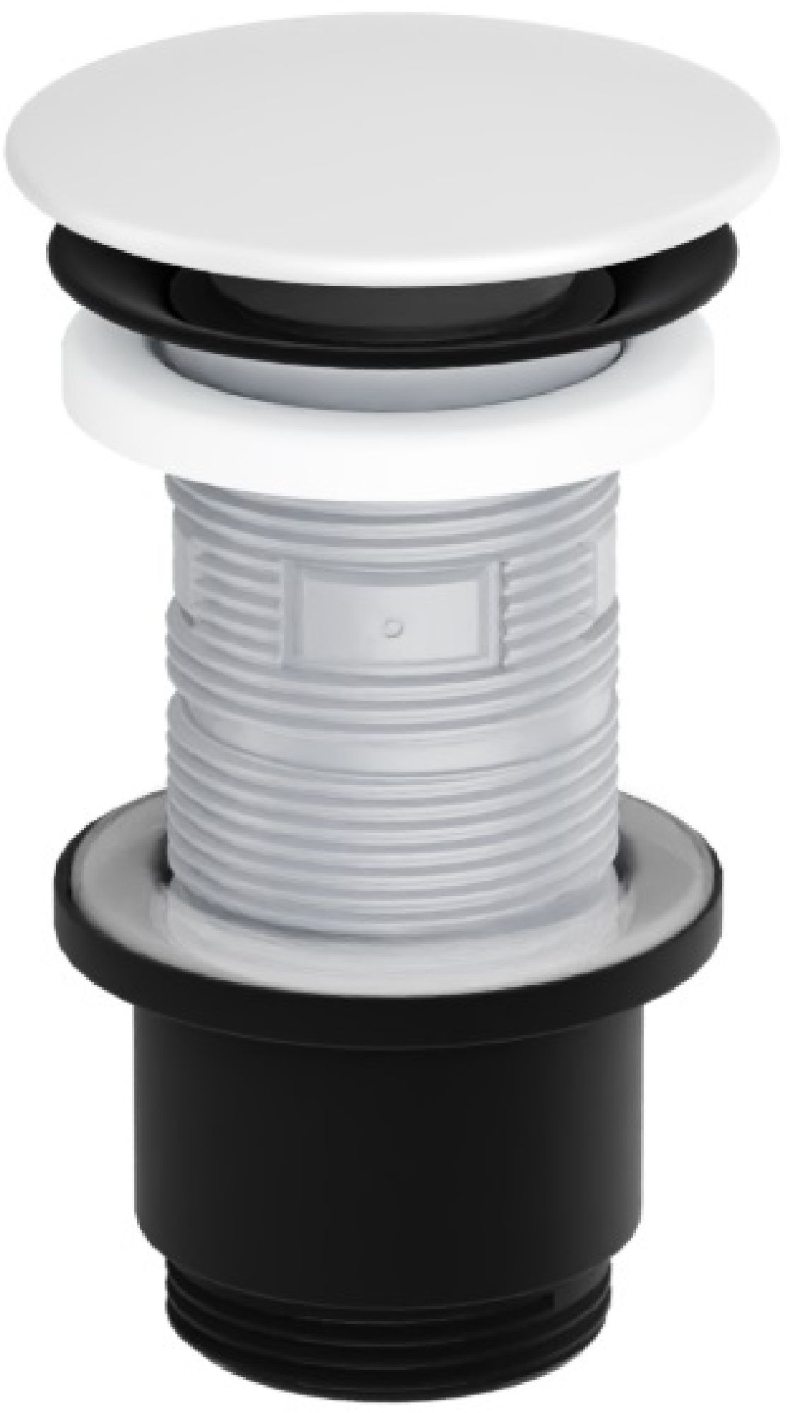 Excellent Design Waschbeckenstöpsel schwarz-weiß ARIN.1485.K.02.WHBL