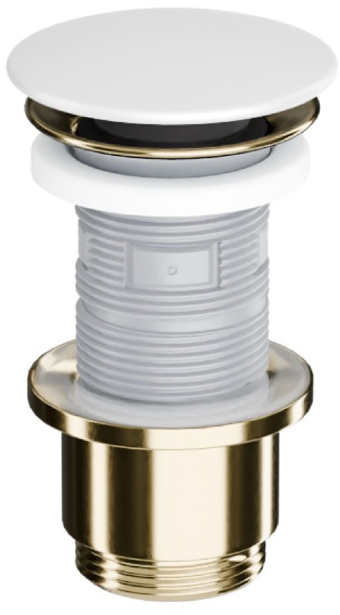 Excellent Design Waschbeckenstöpsel weiß-gold ARIN.1485.K.02.WHGL