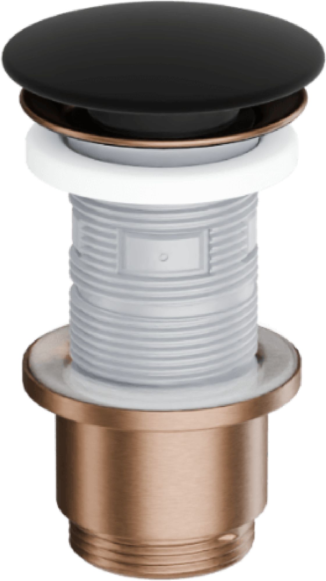 Excellent Design Waschbeckenstöpsel schwarz-kupfer ARIN.1485.K.01.BLMCB