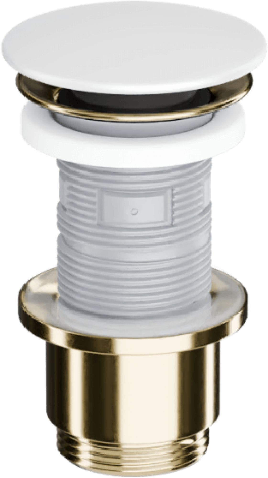 Excellent Design Waschbeckenstöpsel weiß-gold ARIN.1485.K.01.WHMGL