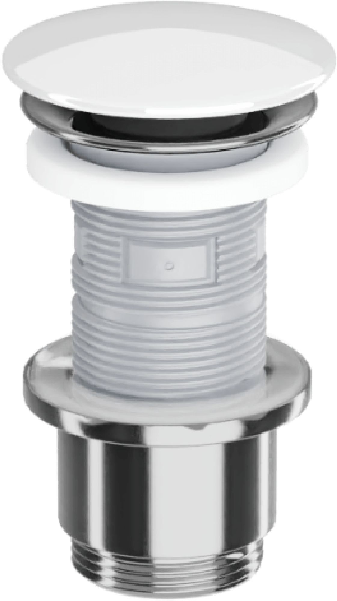 Excellent Design Waschbeckenstöpsel chrom-weiß ARIN.1485.K.01.WHCR