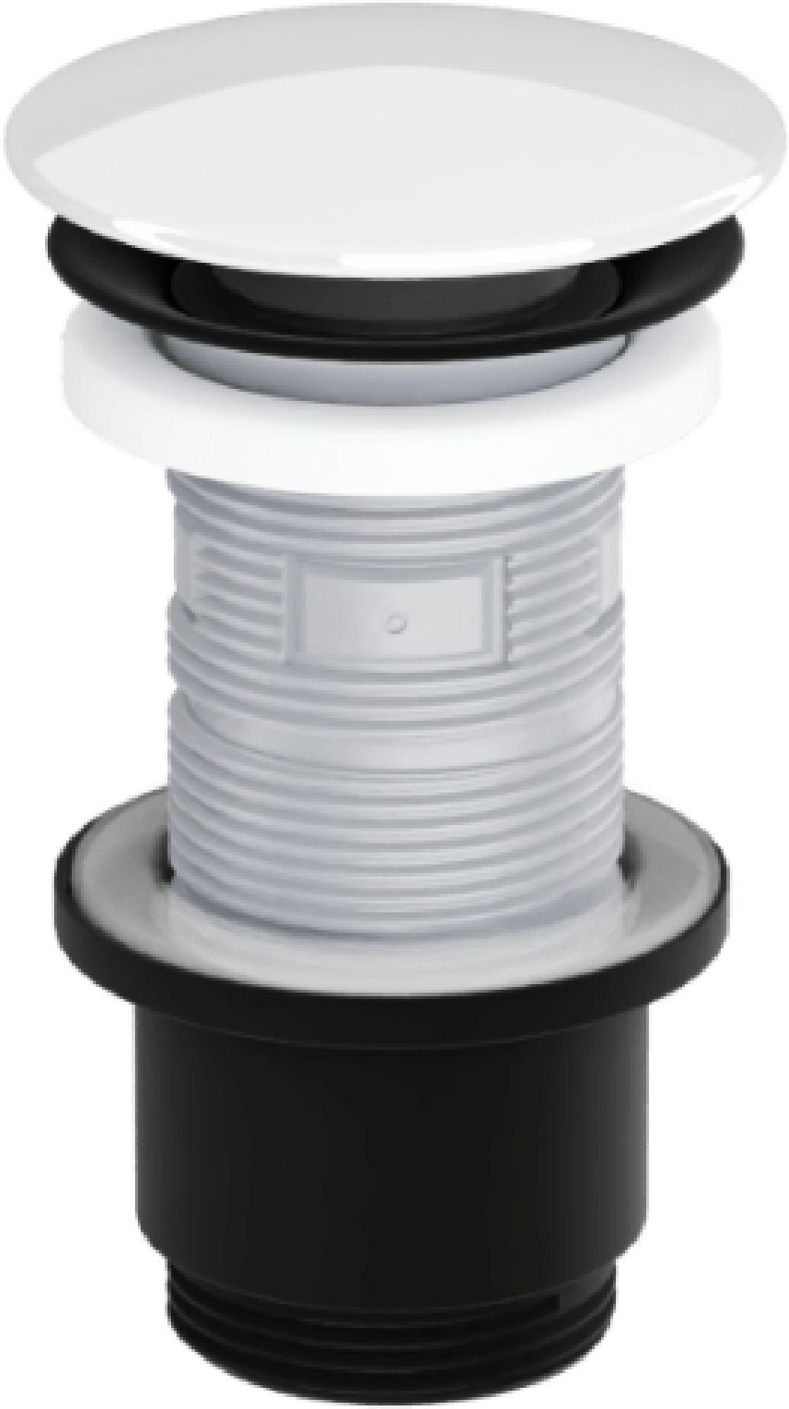 Excellent Design Waschbeckenstöpsel schwarz-weiß ARIN.1485.K.01.WHBL