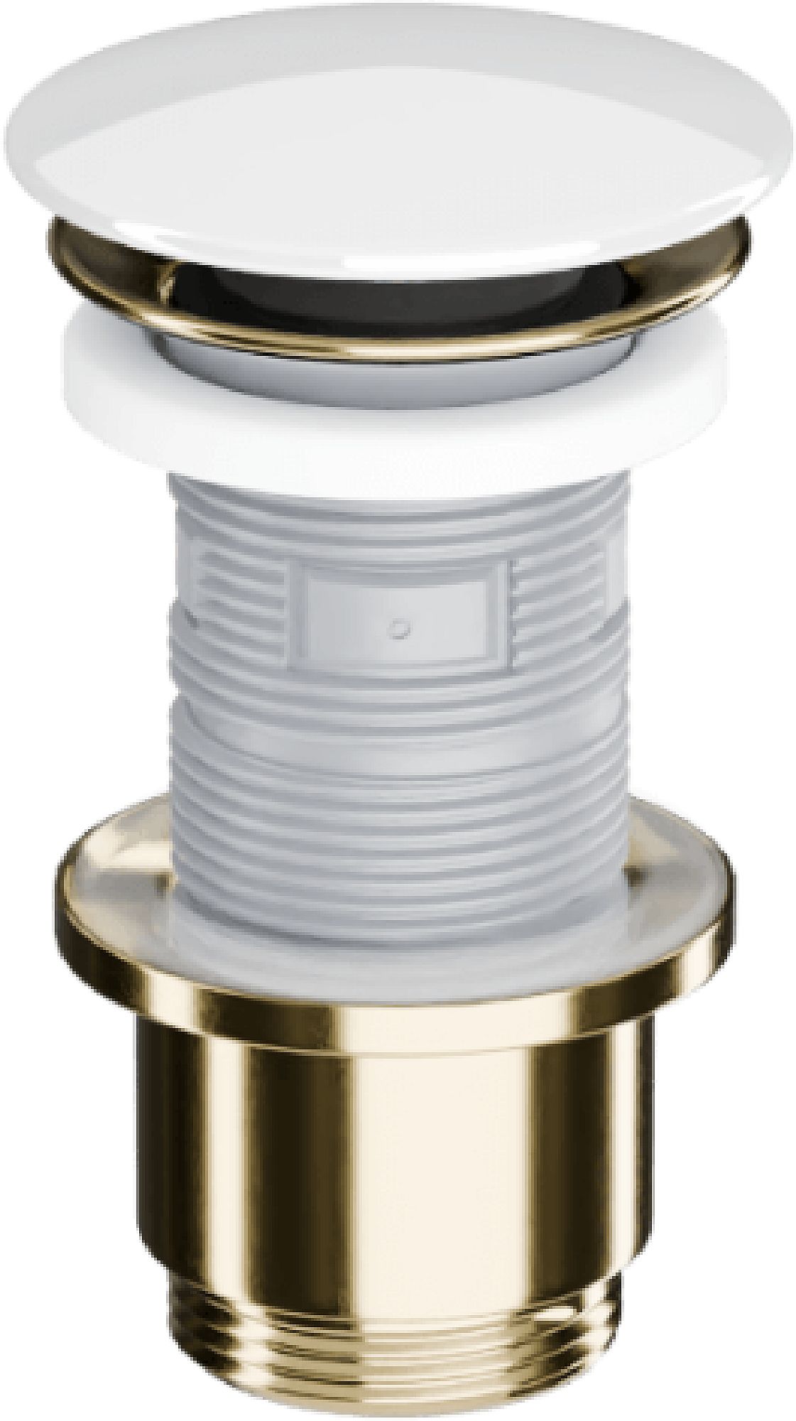 Excellent Design Waschbeckenstöpsel weiß-gold ARIN.1485.K.01.WHGL