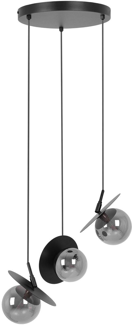 Kaja Fermi Pendelleuchte 3x10 W schwarz-graphit K-5385