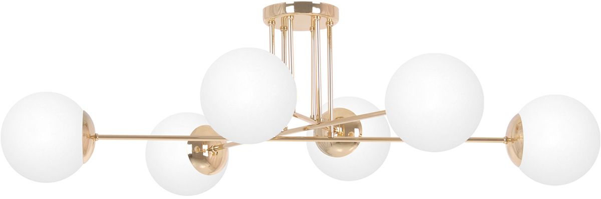 Kaja Lumia Deckenlampe 6x20 W weiß-gold K-5404