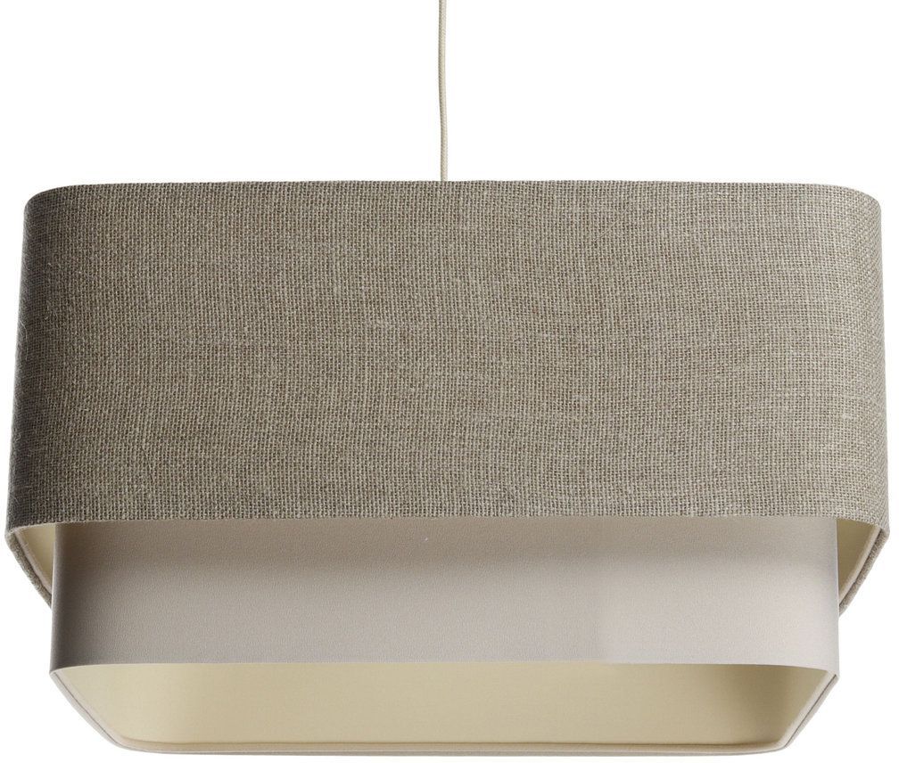 BPS Koncept Kwadro duo Pendelleuchte 1x60 W beige KWD-009