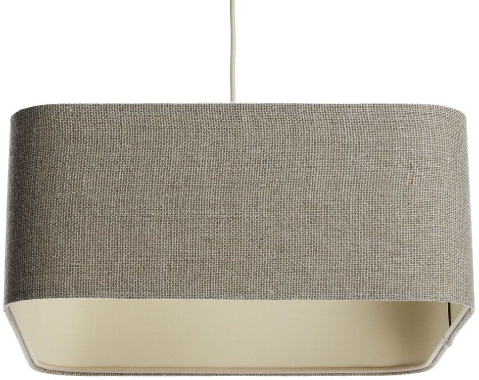 BPS Koncept Kwadro len light Pendelleuchte 1x60 W beige KW-003-40W25