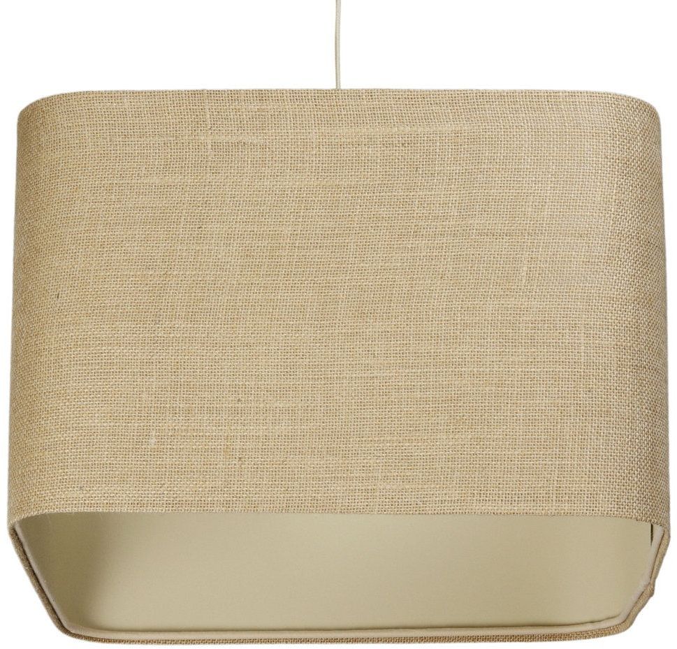 BPS Koncept Kwadro len light Pendelleuchte 1x60 W beige KW-012-40W20