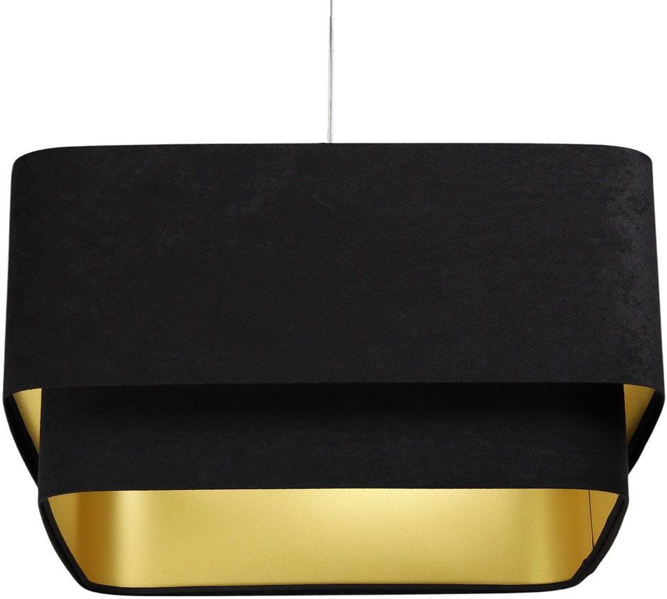 BPS Koncept Kwadro Duo Sue Pendelleuchte 1x60 W schwarz-gold KWD-019