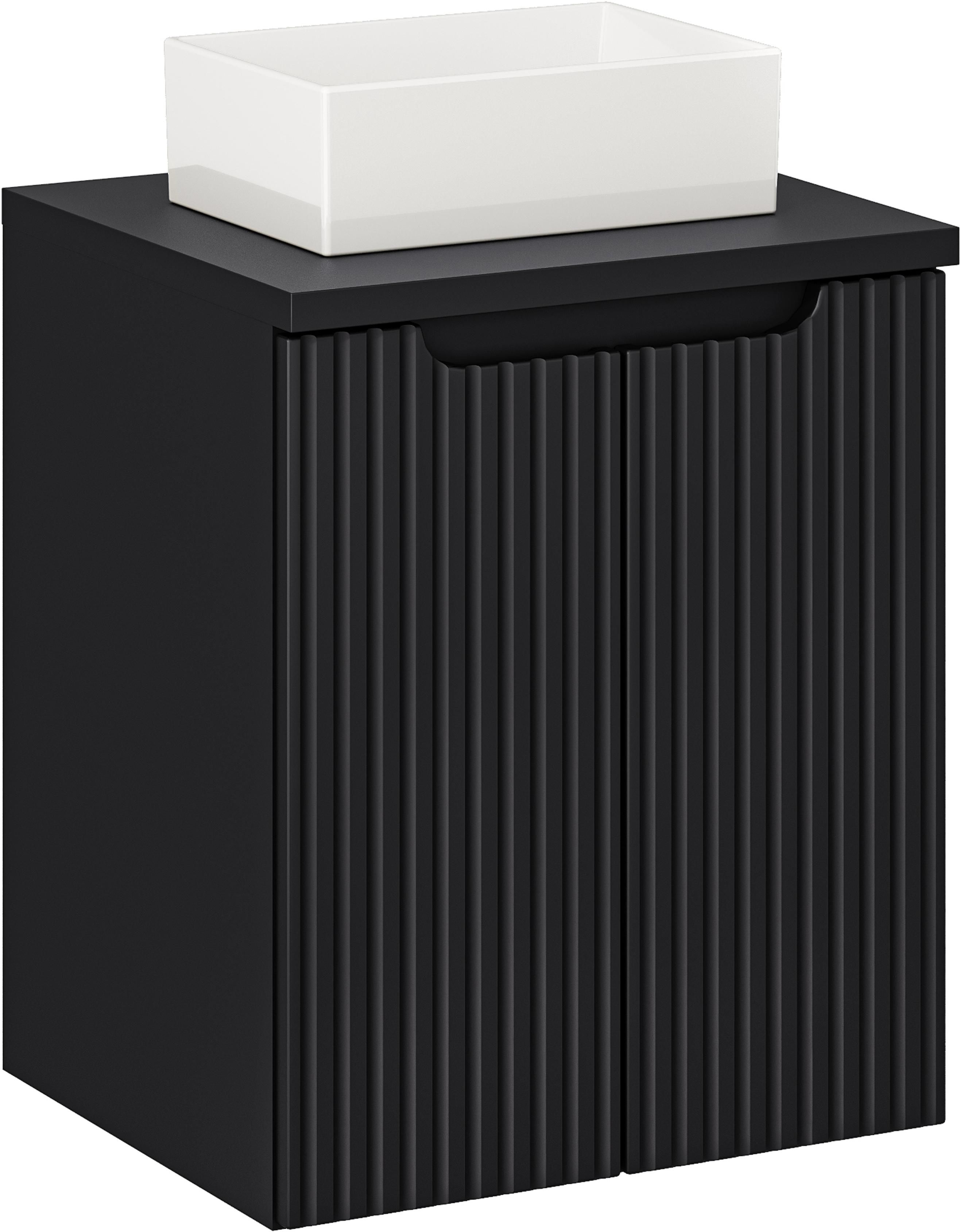 Set Kabinett Comad Nova Black NOVA BLACK D2 82-50-2D, Waschbecken Comad Gaja UN-GAJA35-SW 78570A(35), NOVA BLACK B 89-50