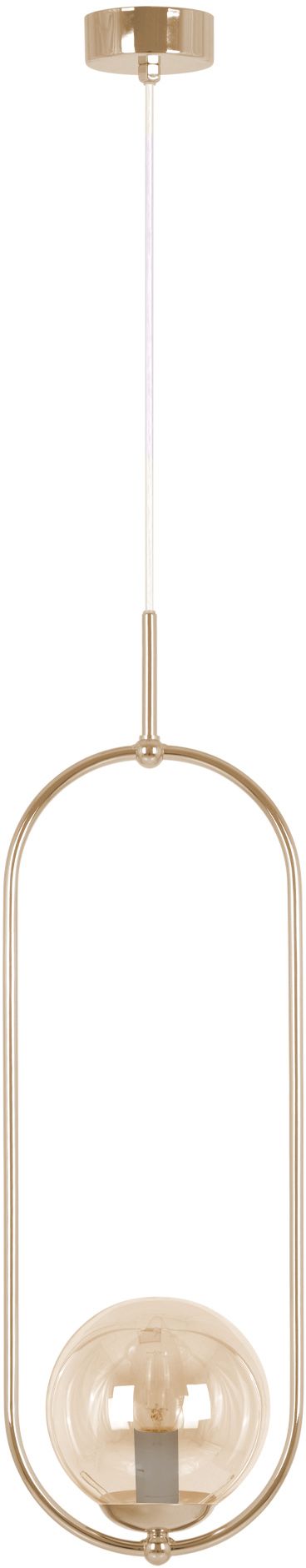 Kaja Sven Pendelleuchte 1x10 W gold-bernstein K-5396