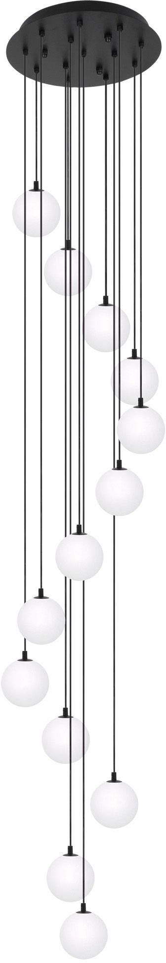 Kaja Aspen Pendelleuchte x10 W weiß-schwarz KP-29