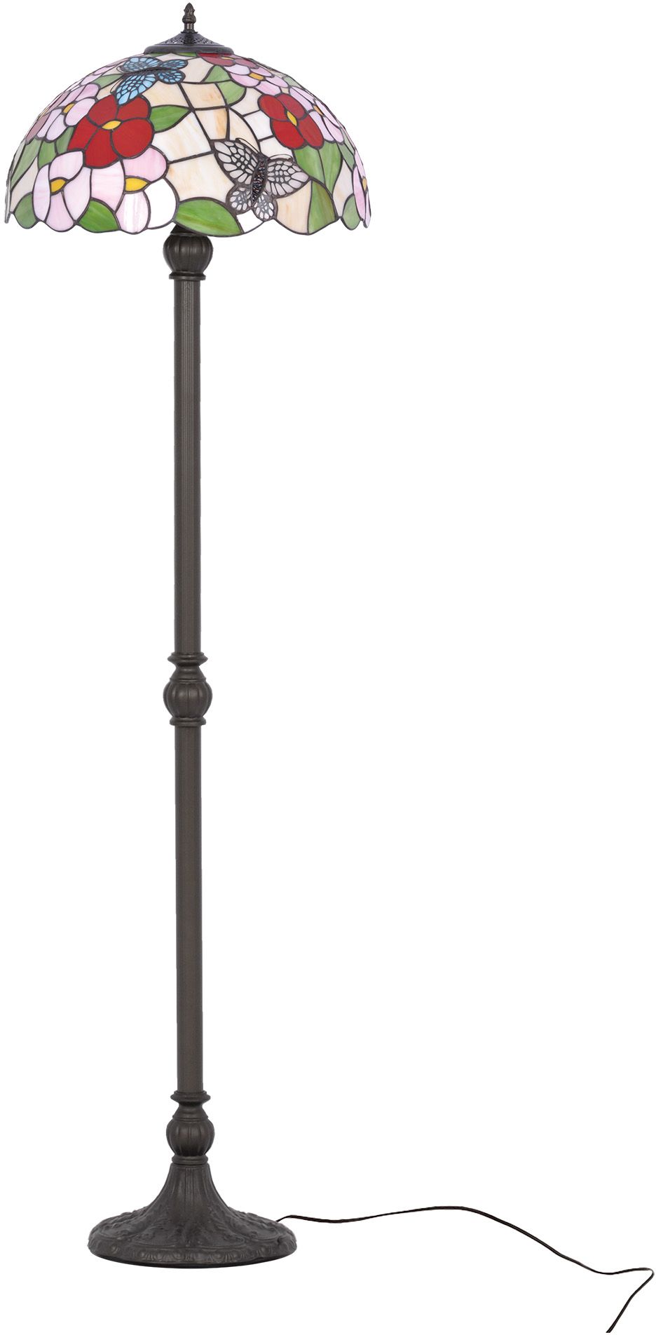 Kaja Butterfly Stehlampe 2x20 W mehrfarbig K-F161386