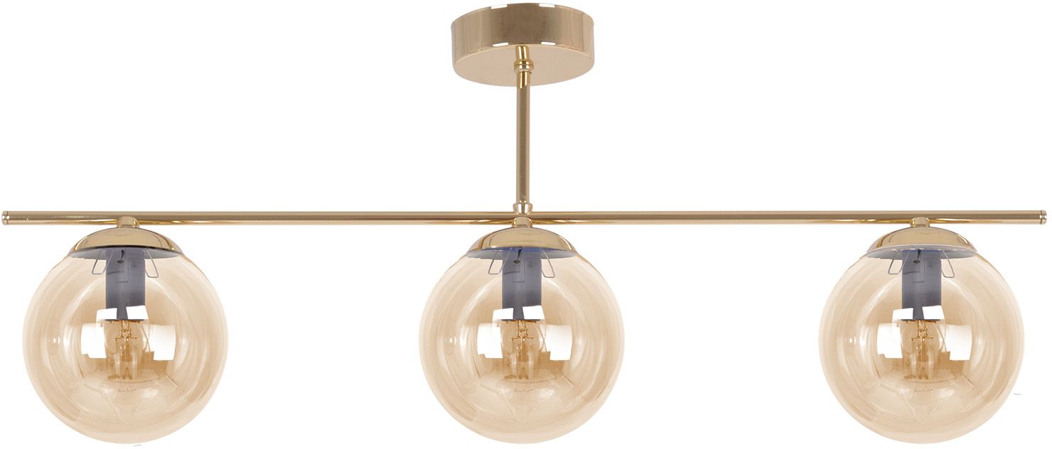 Kaja Grand Deckenlampe 3x10 W gold-bernstein K-5412