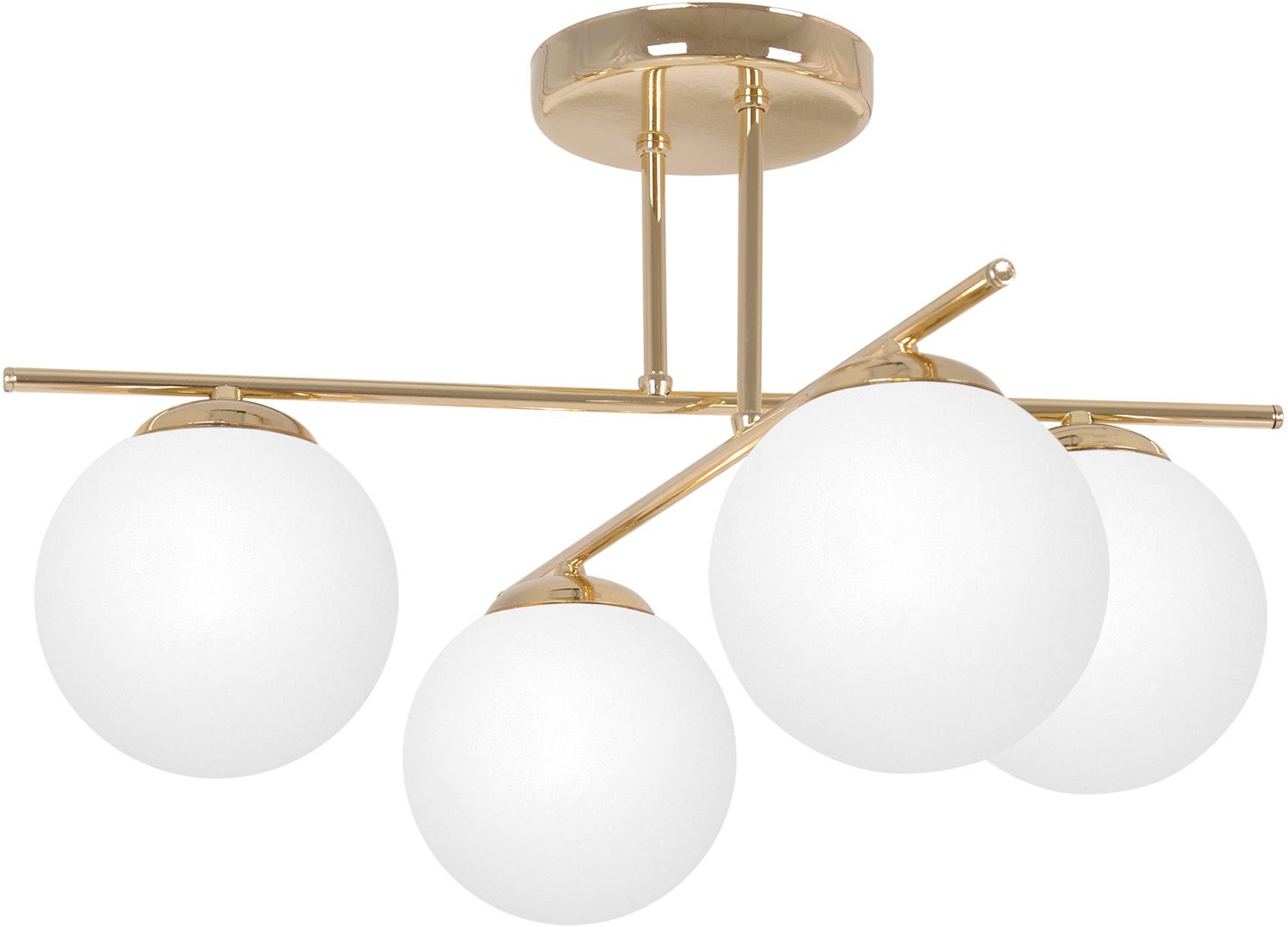 Kaja Rea Deckenlampe 4x10 W weiß-gold K-5423