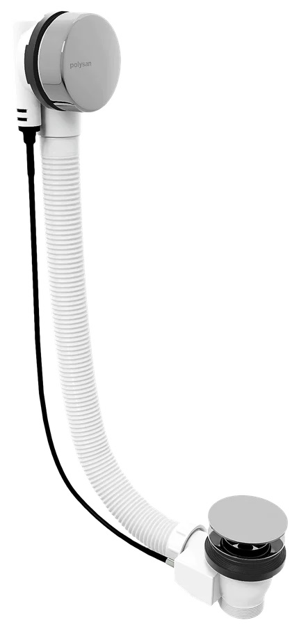 Polysan Badewannensiphon chrom 71852