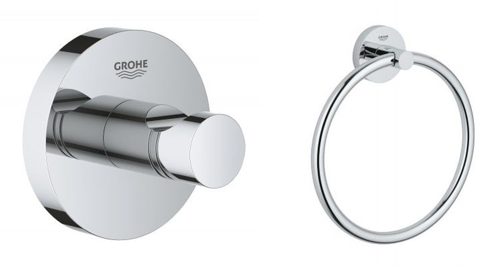 Set Handtuchhalter Grohe Essentials 40365001, Handtuchhalter Grohe Essentials 40364001