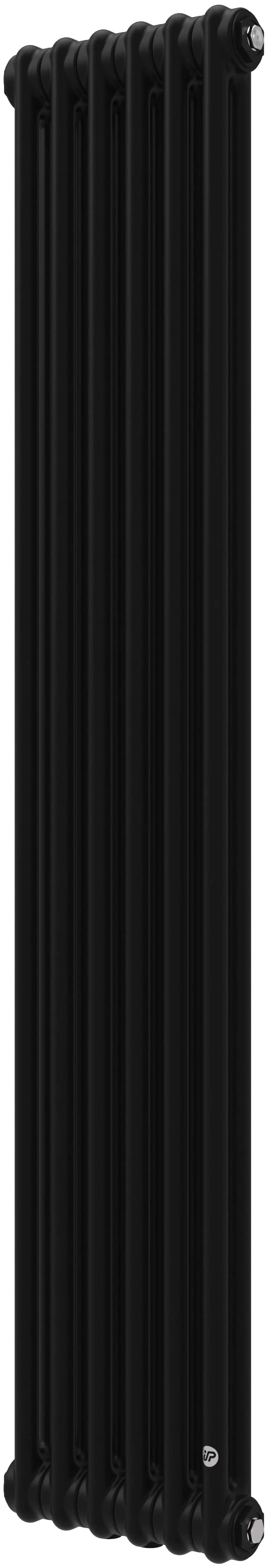 Instal Projekt Tubus 2 Designheizkörper 149.3x29 cm podłączenie unter schwarz TUB2-150/06D50C75