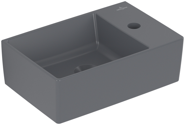Villeroy & Boch Memento 2.0 umywalka 40x26 cm prostokątna nablatowa grafit 43234GI4