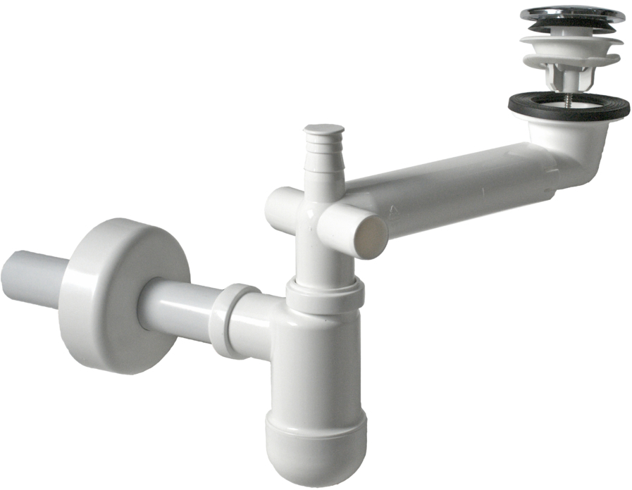 Oristo Uni Siphon mit Stopfen flaschen chrom-weiß OR00-A-SYC-5-2