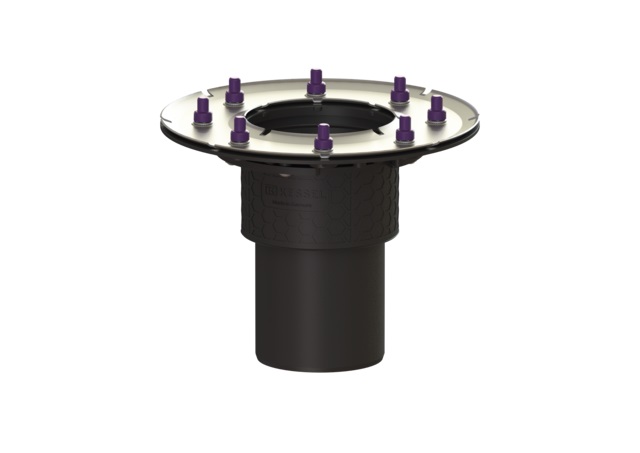 Kessel Bodenablaufkörper cm schwarz 48812